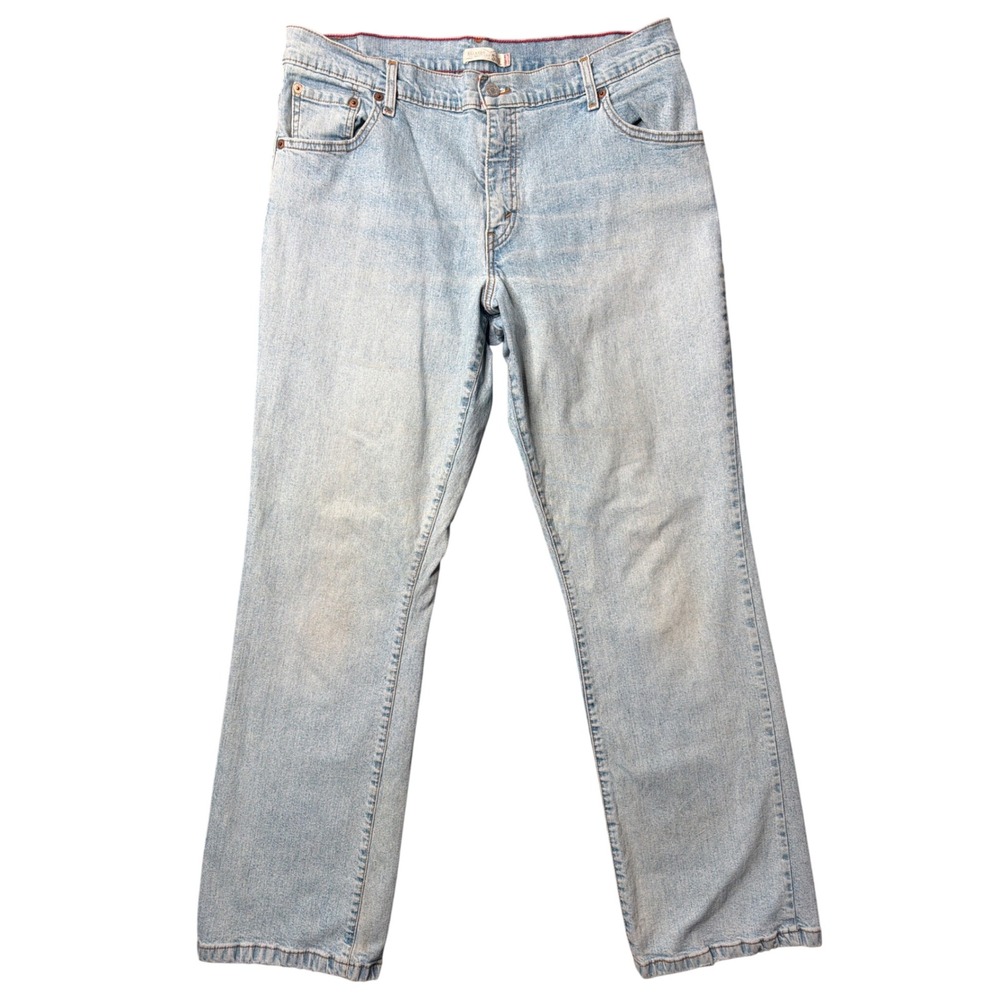 Levi's Jeans Womens 14 M 550 Relaxed Bootcut Light Wash Stretch Denim